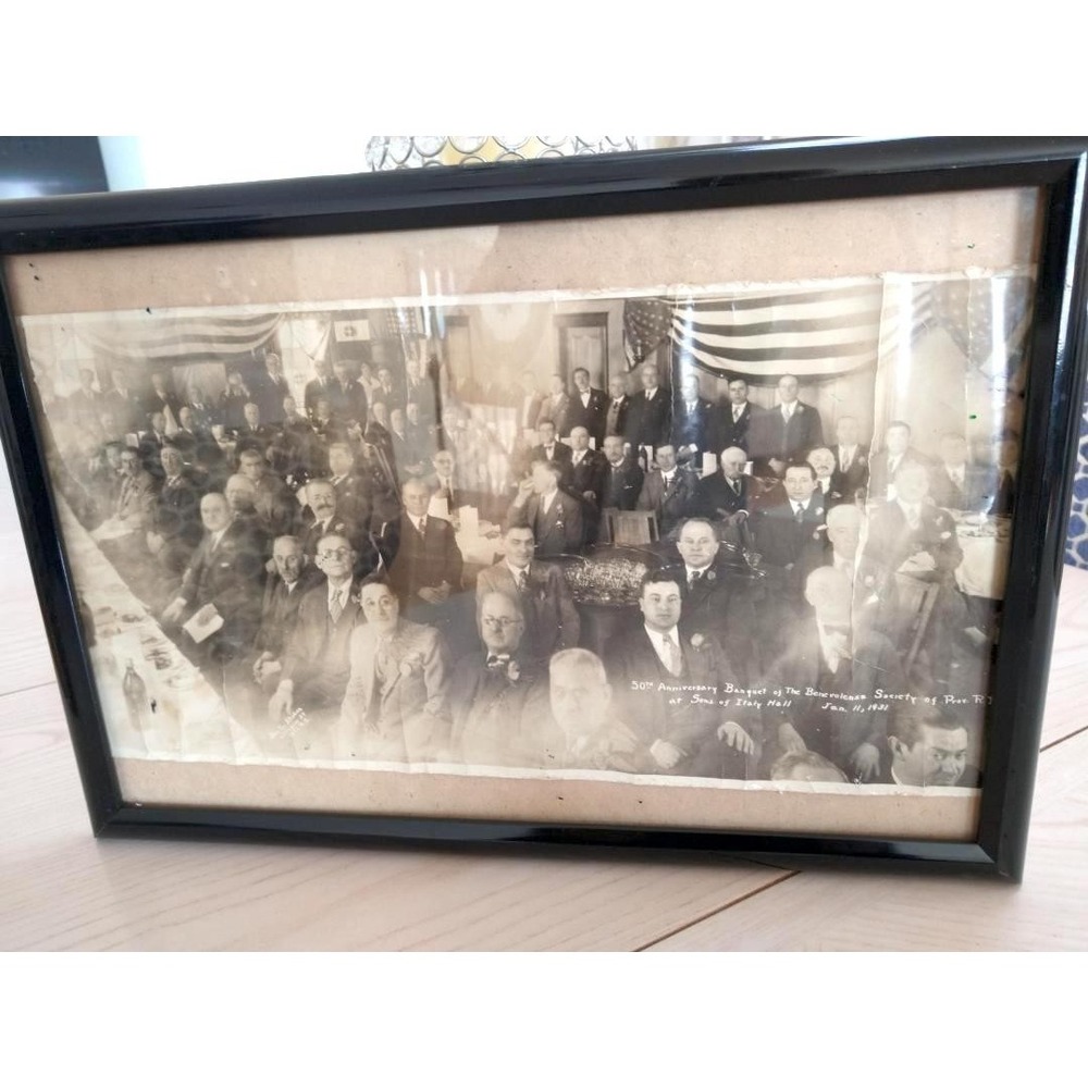1931 Sons Of Italy 50th Anniversary Photo Providence RI Benevolenza Society